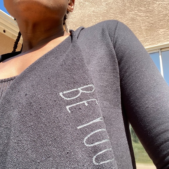 NWT Tai 2 Jersey BLK Cardigan WOMEN Rock! - Picture 3 of 3